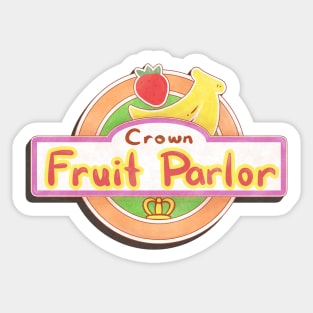 Crown Fruit Parlor Sticker